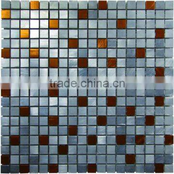 decorative brushed aluminum mosaic tile aluminum mosaic tile metal backsplash