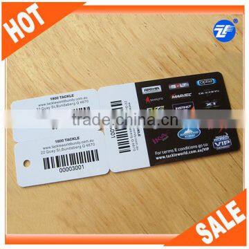Hot Sell Cr80 Key Ring Plastic Card With Punch Hole photo-3