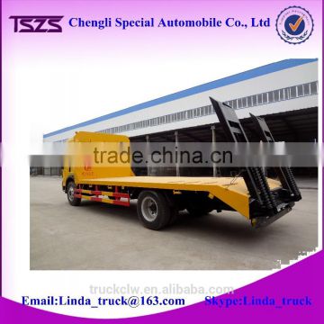 Low price high quality FAW 10ton heavy duty low bed truck