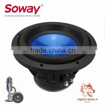 SW10-11 10inch 1000W Aluminum cone subwoofer, high quality car woofer