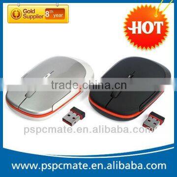 Flat colorful 2.4G Computer Wireless Mouse shenzhen mouse for Gifts Promotional