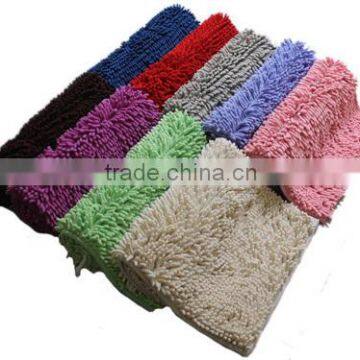 Non-Slip Microfiber Chenille Bathroom Floor Mats