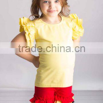 Miss123 Apparel Factory Direct Patriotic Outfit Kids Summer Matching Set Shorts Baby Set for 4th of July photo-6