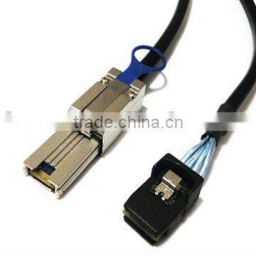 Cable Mini SAS Cable, SFF-8088 to Cable mSASx4 (SFF-8087) L=1M