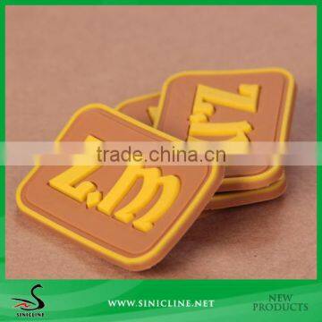 Sinicline custom made soft rubber label with factory price