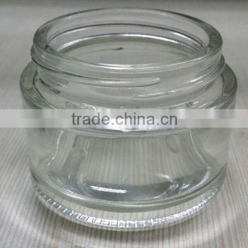 50ml round clear glass cream Jar