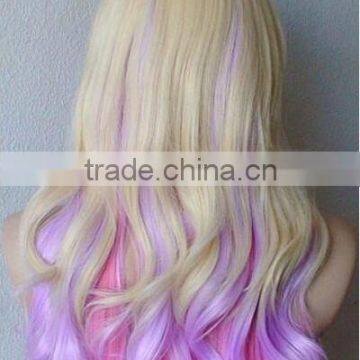 AAAAA Express Brazilian Human Hair Colorful Tape Hair Extensions photo-3