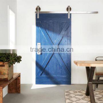 Custom Built Full X Sliding Barn Style Interior Wooden Single Door Designs Farm Door