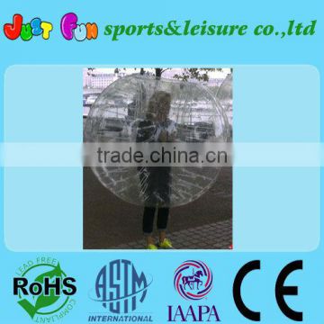 transprent inflatable body zorb ball challenge games