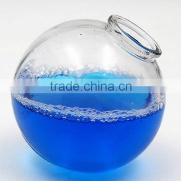 China magic clear round glass wine bottle