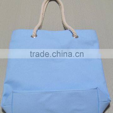 Customized Blank Canvas Cotton Tote Bag With Rope Handle Quality Choice photo-3