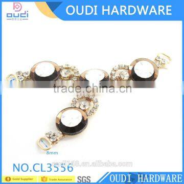 High Quality Lower Price Metal Buckles For Woman Sandal Zinc Alloy Shoe Accessory Rhinestone Decoration Clips                        
                                                Quality Choice