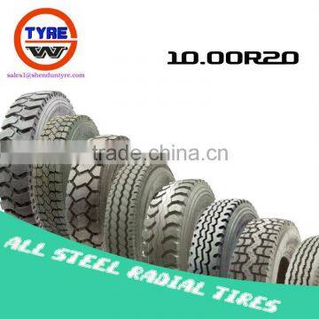 10.00R20 radial truck bus tyres factory prices