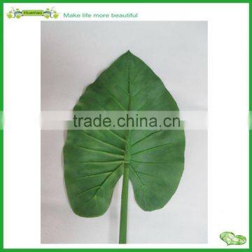 wholesale cheap artificial green taro leaves