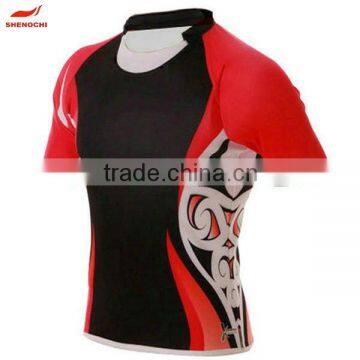 Sublimation printing Hot new products for 2015 Compression wear t shirt wholesale china