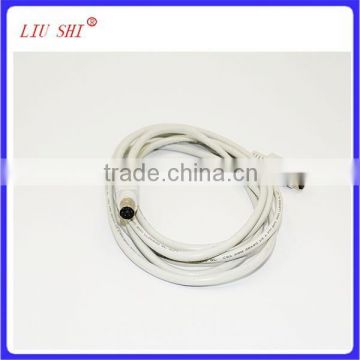 custom mini din plug connector cable , medical equipment cable