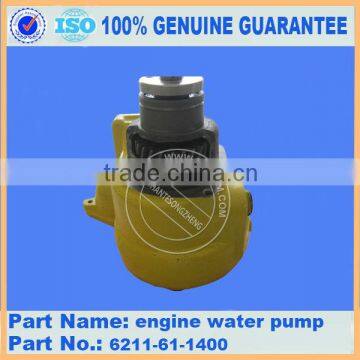 S6D140 engine water pump 6211-61-4-1400 EXCAVATOR WATER PUMP