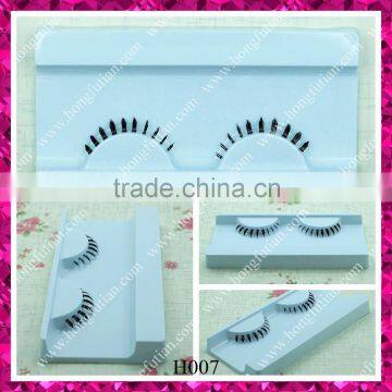 2016 trending beauty human hair eyelash; private label eyelash