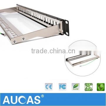 China Supplier Rack Mount 1u 24 Ports FTP Blanking Patch Panels Wall Mount