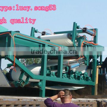 Belt filter press for solid dewatering