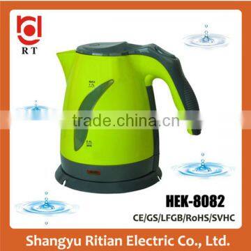 Eco-Friendly plastic Cordless electric kettle