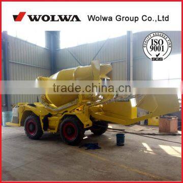 self load concret mixer 3.5CBM with 270 agree rotation loading