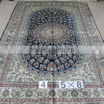 hand knotted silk rugs