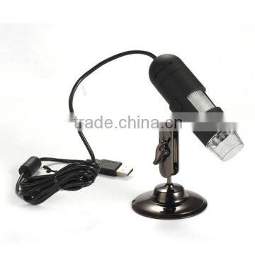 2M mini USB digital microscope with 200X magnification 8 LED light 30f/s Frame Rate