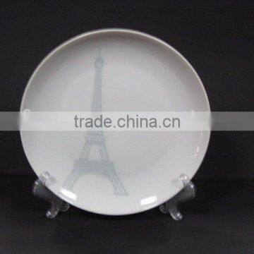 YF13038 wholesale ceramic white dinner plate