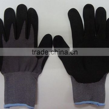 oil & gas gloves, dipped gloves, nitrile micro gloves