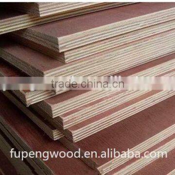 18mm 1220*2440 size bintangor,okoume ,sapelli cheap commercial plywood price