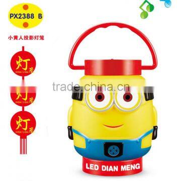 2016 New Item Funny Cartoon Projection Toy Lantern for Children With Music and 7 Colors Flashing Light photo-2