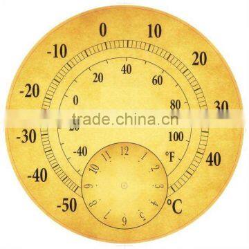 Archaistic effectiveness pvc Clock Dial with uv6 resistant