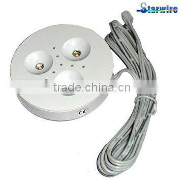 3x1W LED Puck Downlight With Cree Or Edison LED Chips