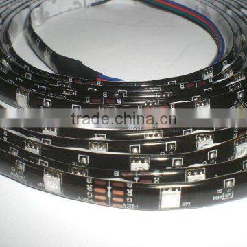 SMD5050 flexible led light strip black PCB CE&RoHS