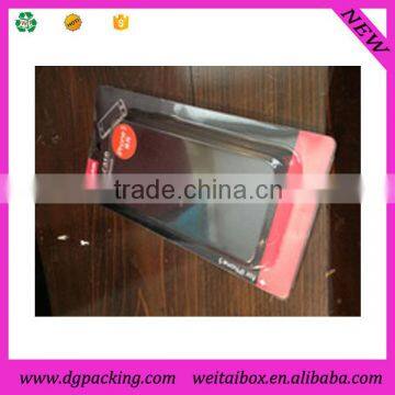 Hard Thick Blister Card Packaging With Backcard for Cellphone Case