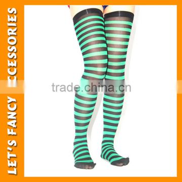 PGSK0201 Chritmas stocking strip nylon tights silk stockings for halloween costumes