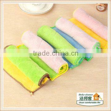 Kitchen dish cup sponge chenille microfiber nylon scouring pad