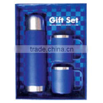 stainless steel thermos mug gift set