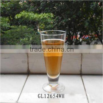 2015 promotional 300ml footed pilsner beer glass