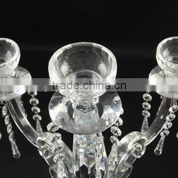 Crystal Candle Holder Crystal Candelabra Centerpieces Wholesale Wedding Event-- photo-4