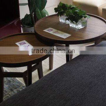 Italian modern wood small coffee table (T-84A+B+C)