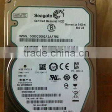 2.5"SATA Seagate 500G Hard Disk