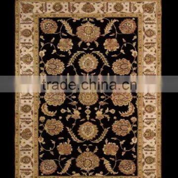 big size high quality Handmade pure Wool carpet/rugs for hotel meeting room carpet(HE19 BLK)