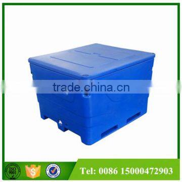 1000L platic PE frozen fish container, plastic container for frozen fish, live fish