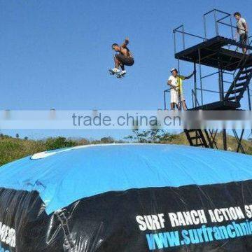 big air bag ski jump, bag jump freedrop, bag jumping,air bag jump, freestyle bag jump