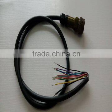 PT06A-12- 3S+M85049/52-1/12W 3PIN (solder +assembly) circular connector The servo wire harness