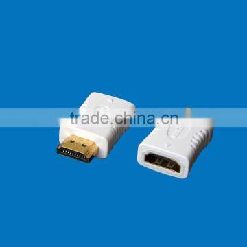 2014 high quality hdmi A type male to female adapter