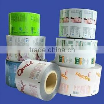 Colorful printing food packaging film