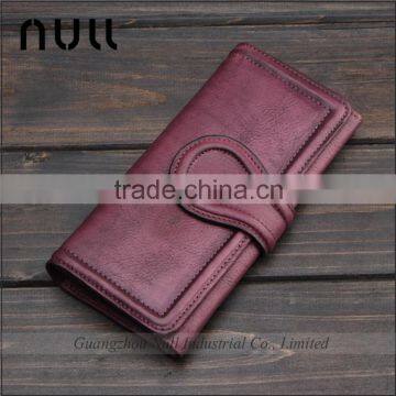 Genuine Top Layer Cow Beautiful Design Vintage Ladies Hand Custom Purse Wallet photo-2